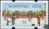 Österreich 2009 Automatenmarke ** - € 0,55 - Weihnachtsmarkt: NUMIPHIL 2009 -
