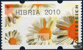 Österreich 2010 Automatenmarke ** - € 0,75 - Margeriten: HIBRIA 2010 -