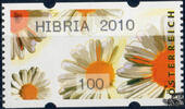Österreich 2010 Automatenmarke ** - € 1,00 - Margeriten: HIBRIA 2010 -