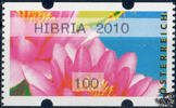 Österreich 2010 Automatenmarke ** - € 1,00 - Seerosen: HIBRIA 2010 -