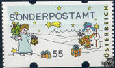 Österreich 2010 Automatenmarke ** - € 0,55 - Engel und Schneemann: SONDERPOSTAMT -