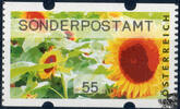 Österreich 2011 Automatenmarke ** - € 0,55 - Sonnenblumen: SONDERPOSTAMT -