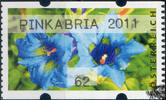 Österreich 2011 Automatenmarke ** - € 0,62 - Enzian: PINKABRIA 2011 -
