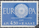 Griechenland Griechenland 1960 ** - EUROPA, Wagenrad -