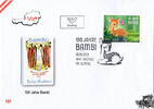 Österreich 2023 FDC - € 1,20 - 100 Jahre Bambi -
