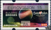 Österreich 2015 Automatenmarke ** - € 0,68 - Eurovision Song Contest - Kugel: EUROVISION 15 -
