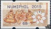 Österreich 2015 Automatenmarke ** - € 0,68 - Lebkuchen: NUMIPHIL 2015 -