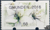 Österreich 2016 Automatenmarke ** - € 0,68 - Lilie: GMUNDEN 2016 -