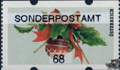 Österreich 2017 Automatenmarke ** - € 0,68 - Stechpalmenzweig mit Christbaumkugel: SONDERPOSTAMT -