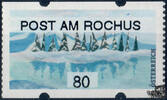 Österreich 2018 Automatenmarke ** - € 0,80 - Winterliche Berglandschaft: POST AM ROCHUS -