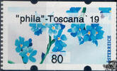 Österreich 2019 Automatenmarke ** - € 0,80 - Vergissmeinicht: phila-Toscana' 19 -