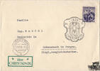 Österreich Christkindlsonderstempel 1956 mit Leitzettel: Über Christkindl -