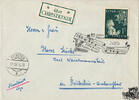 Österreich Christkindlsonderstempel 1959 mit Leitzettel: Über Christkindl -
