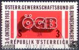 Österreich Österreich o 1983 - 3 S - 10. Bundeskongress des ÖGB -