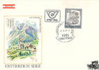 Österreich Österreich FDC 1979 - 4,20 S - Landschaften aus Österreich - E.-Sondertarif-Wiegestp 8985 Hirschegg (deutsches PA) -
