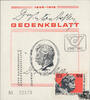 Österreich Österreich 1978 - 3 S - 60. Todestag von Victor Adler - Gedenkblatt mit Aufdruck -