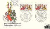 Österreich Österreich FDC 1978 - 3 S - 700. Jahrestag der Schlacht bei Dürnkrut und Jedenspeigen - Kombination -
