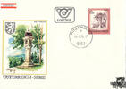 Österreich Österreich FDC 1976 - 8 S - Freimarken Schönes Österreich - Reiteregg - Ortsersttag 8151 Hitzendorf -