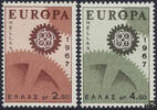 Griechenland Griechenland 1967 ** - EUROPA, Zahnräder -