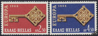 Griechenland Griechenland 1968 ** - EUROPA, Schlüssel -