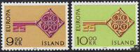 Island Island 1968 ** - EUROPA, Schlüssel -