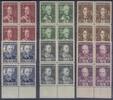 Österreich 1935 ** Viererblock, Heerführer -