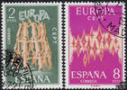 Spanien Spanien 1972 o - EUROPA, Figurenpyramide -