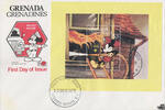 Grenada Grenada-Grenadines 1979 FDC - Disneyblock, Feuerwehrmann -