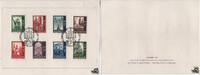 Österreich Österreich Brief 1956, 8 Marken Serie Salzburger Dom - Ersttag -