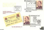 Österreich Österreich FDC 1977 - 6 + 2 S - Tag der Briefmarke 1977 - Kombination -