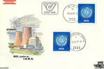 Österreich Österreich FDC 1977 - 3 S - 20 Jahre IAEA - Kombination -