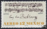 Mexiko 1970 ** - 200. Geburtstag des deutschen Komponisten Ludwig van Beethoven -