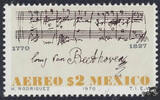 Mexiko 1970 o - 200. Geburtstag des deutschen Komponisten Ludwig van Beethoven -