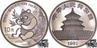 10 Yuan 10 Yuan 1991 P - Panda am Wasser, China -