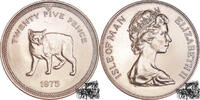 Grossbritannien 25 Pence 25 Pence 1975 - Katze -