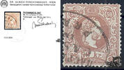 Österreich 1867 o - 50 Kreuzer - mit Attest: Dr. Ferchenbauer -