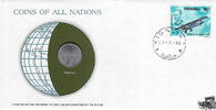 Ruanda Numisbrief - Ruanda, Coin of all Nations -