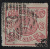 Braunschweig Nr. 16 A o - 3 Silbergr., lilarot auf weiß, kl. Mängel, gepr. G. Lange -