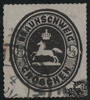 Braunschweig Nr. 17A o - 1/3 Silbergr., lilarot auf weiß, kl. Mängel, gepr. G. Lange -