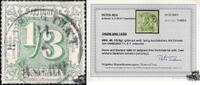 Deutschland 1/3 Silbergroschen Thurn und Taxis 1866, Fotoattest -