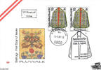 Österreich FDC 2001 - 7 S Altes Kunsthandwerk - E.-K. OT.Stp. 6800 Feldkirch und SStp. 6830 Rankweil -