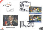 Österreich 2003 FDC, 0,55 € - Werner Schlager - Tischtennis -Weltmeister 2003 - Sonderpostk. SStp. 1150 Wien und 2320 Schwecha -