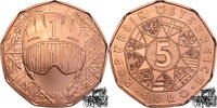 Österreich 5 Euro 5 Euro 2024, Österreich - Schi WM 2025 Saalbach -