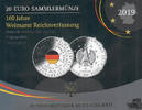 Deutschland 20 Euro 20 Euro 2019 A - Reichsverfassung, Deutschland -