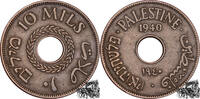 Unbekannt 10 Pruta 10 Mils 1940 -
