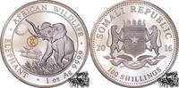 Somalia 100 Shillings 100 Shillings 2017 - Elefant, Privy Mark W16 -