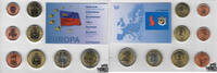 Liechtenstein 0,01-2 Euro KMS - Probe - Fürstentum Liechtenstein 2004, Prestige Specimen Set -