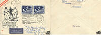 Österreich Österreich 1955 Brief - 1 S - Weltkongress des Int. Bundes freier Gewerkschaften - Kombination - Flugpost -