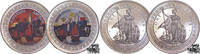 2 x 1 Dollar 2x 1 Dollar 1997 - Hong Kong returns to China, Trade Dollar -