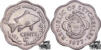 Seychellen 5 Cent 5 Cents 1977, Seychellen - FAO Kaiserschnapper -